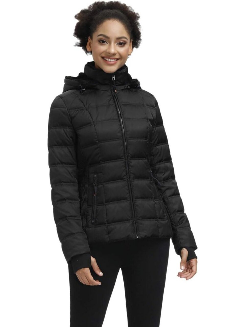 Cozy Hooded Down Puffer Jacket for Women | Warm Winter Coat, Stylish